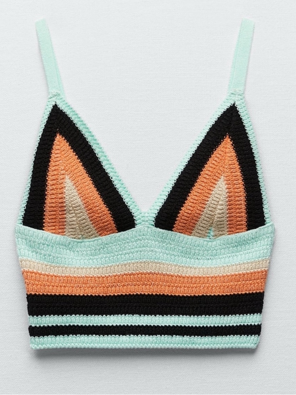 Zara Crochet Crop Top L